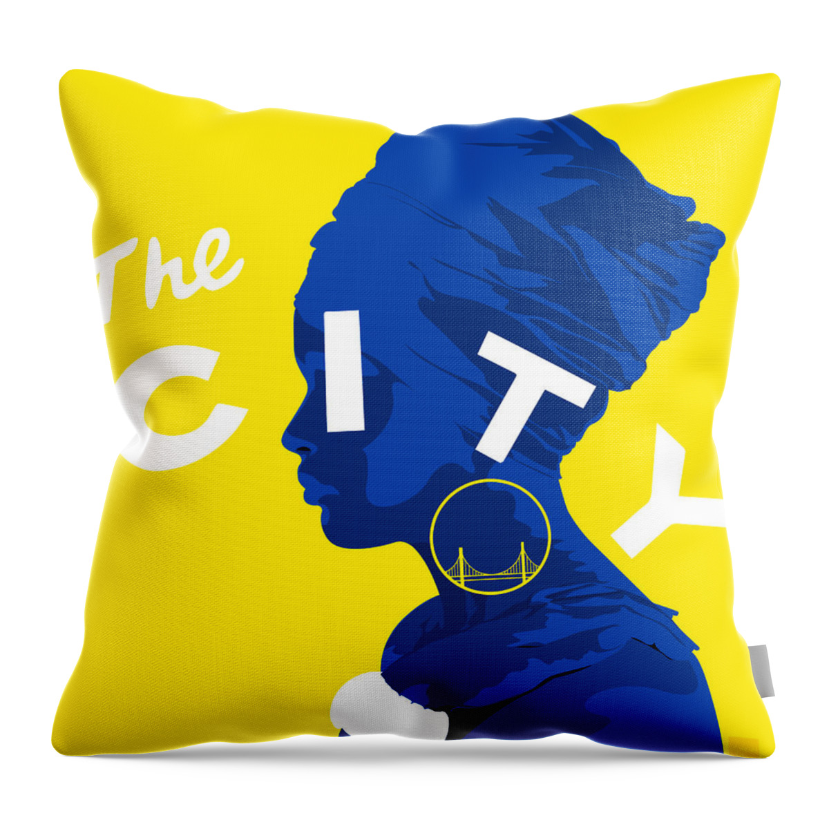 Islam Throw Pillow featuring the digital art The City by Scheme Of Things Graphics