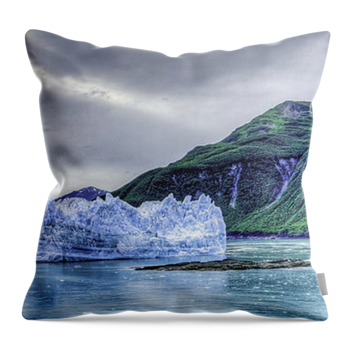 Alaska Throw Pillow featuring the photograph The Harshest Beauty #1 by Don Mennig