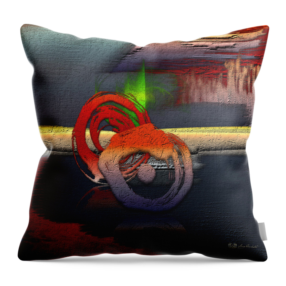 Abstracts Plus By Serge Averbukh Throw Pillow featuring the photograph The Night is Young #2 by Serge Averbukh
