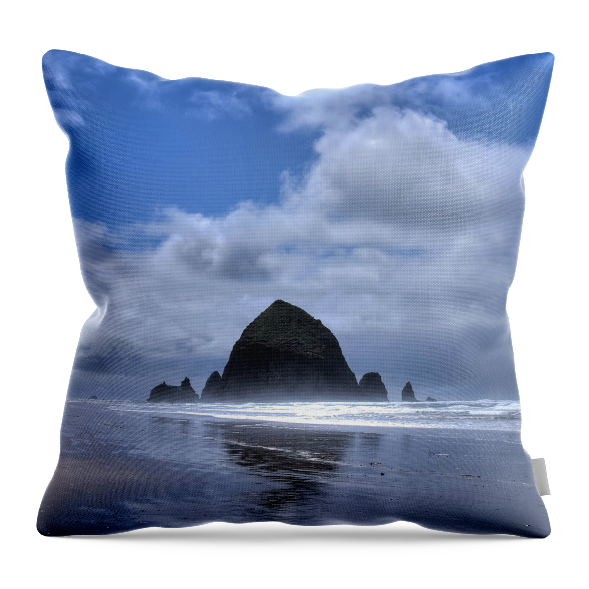 The Rock Throw Pillow featuring the photograph The Rock #2 by David Patterson