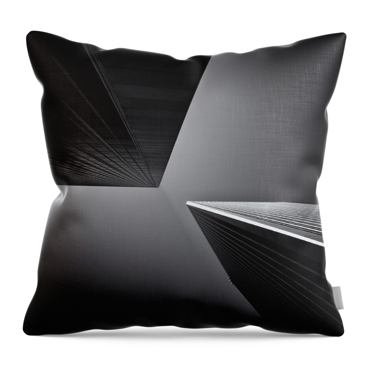 Towers Throw Pillow featuring the photograph The Tricorn Towers #2 by Michael Hope
