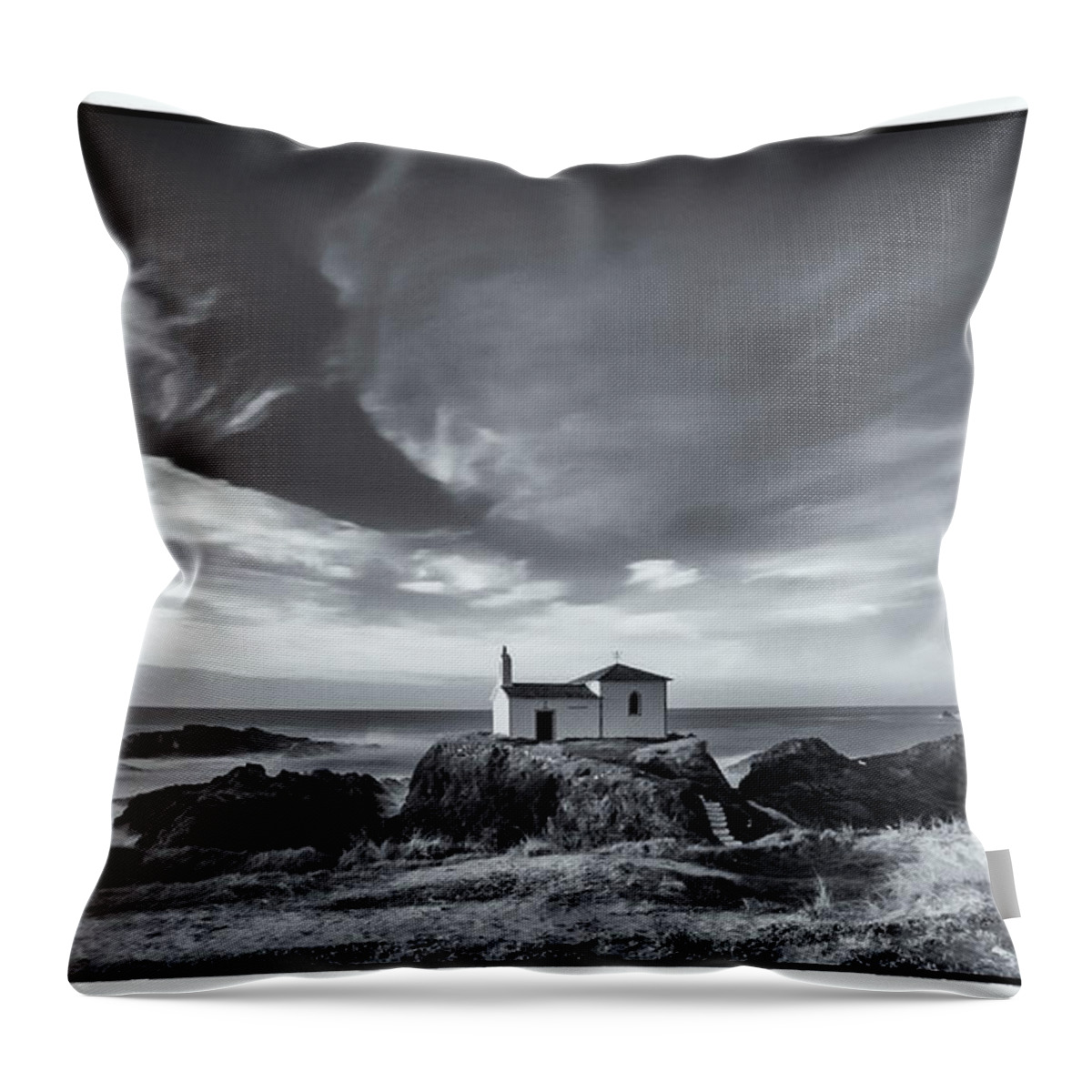  Throw Pillow featuring the photograph Virxe Do Porto Meiras Galicia Spain #1 by Pablo Avanzini