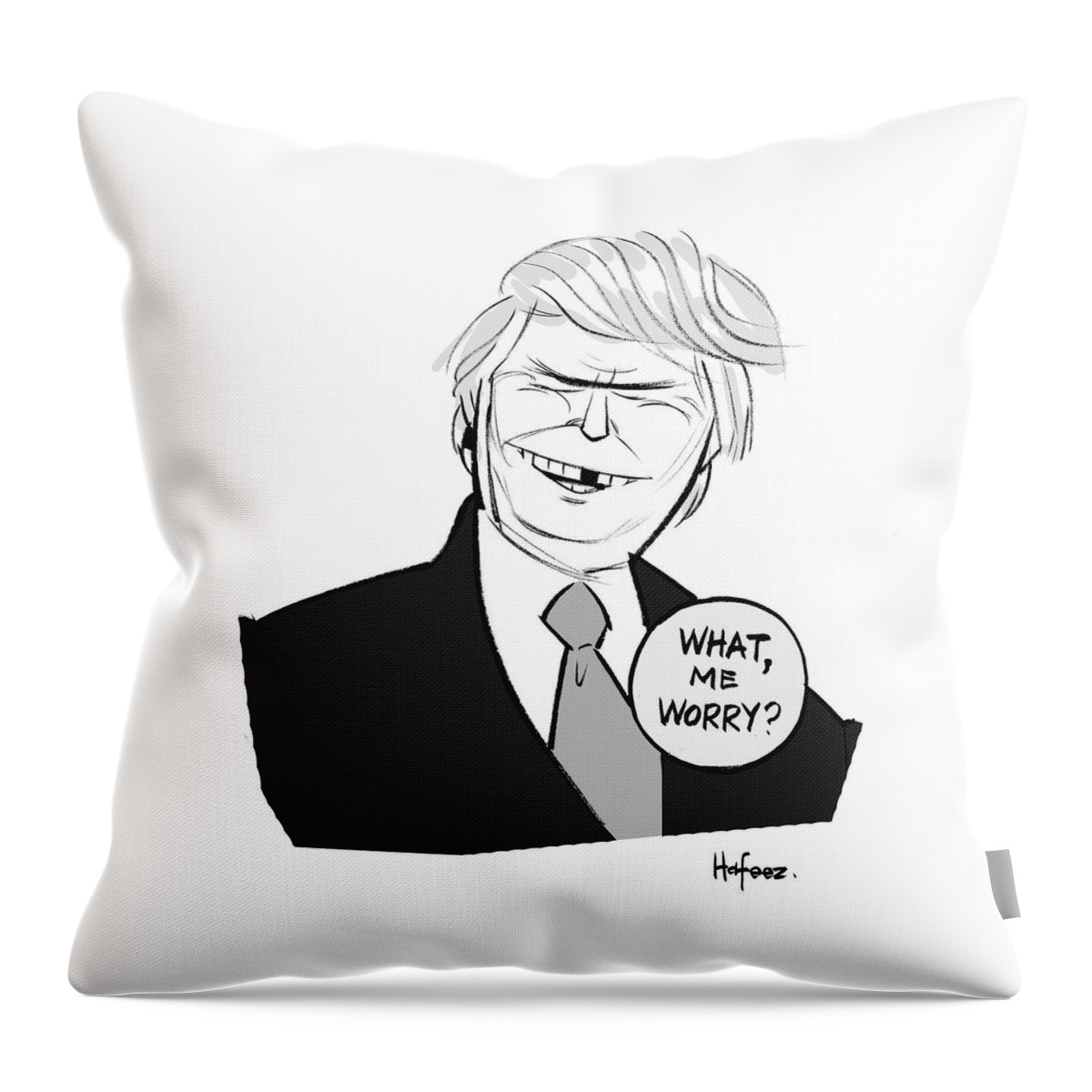 What Me Worry #1 Throw Pillow