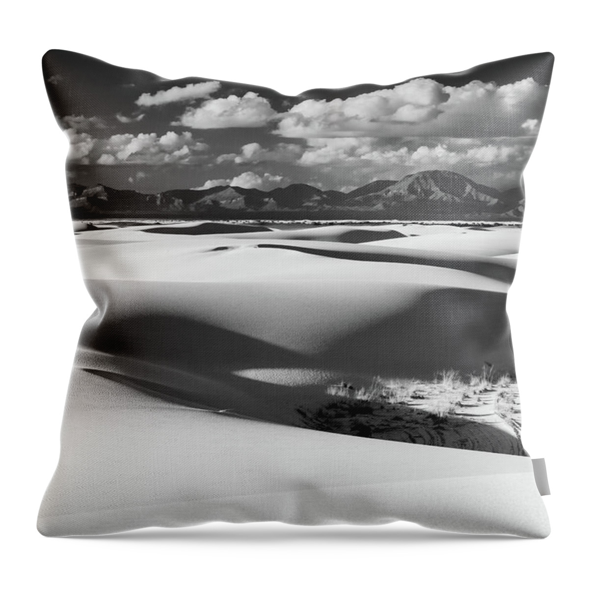 New Mexico Throw Pillow featuring the photograph White Sands Afternoon #2 by Alan Vance Ley