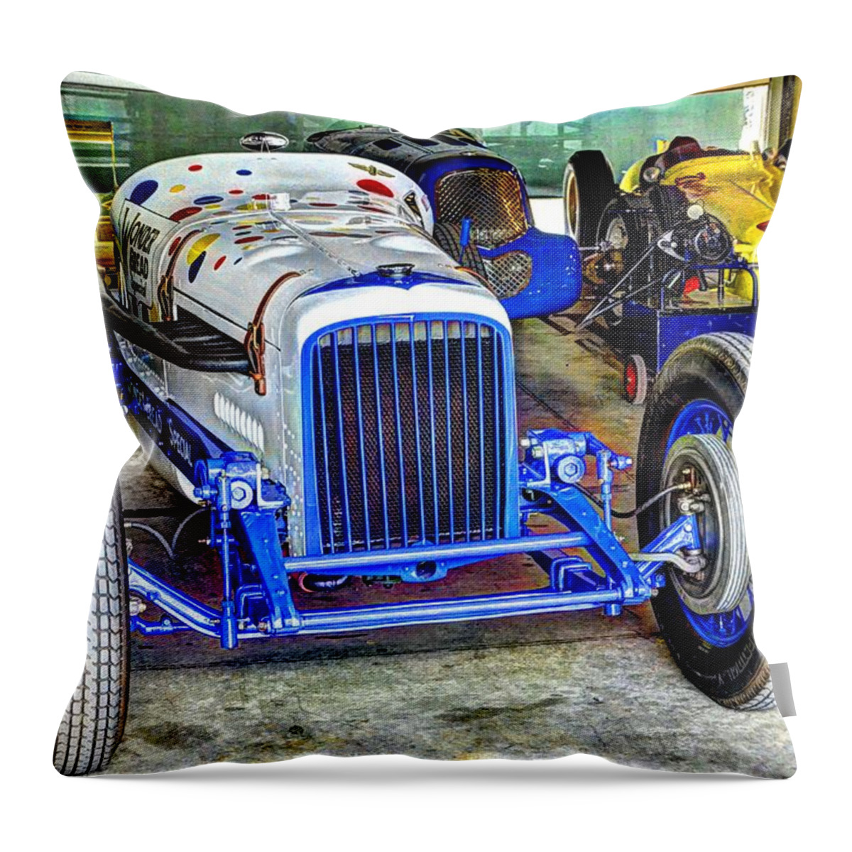 Indy 500 Throw Pillow featuring the photograph Wonder Bread #2 by Josh Williams