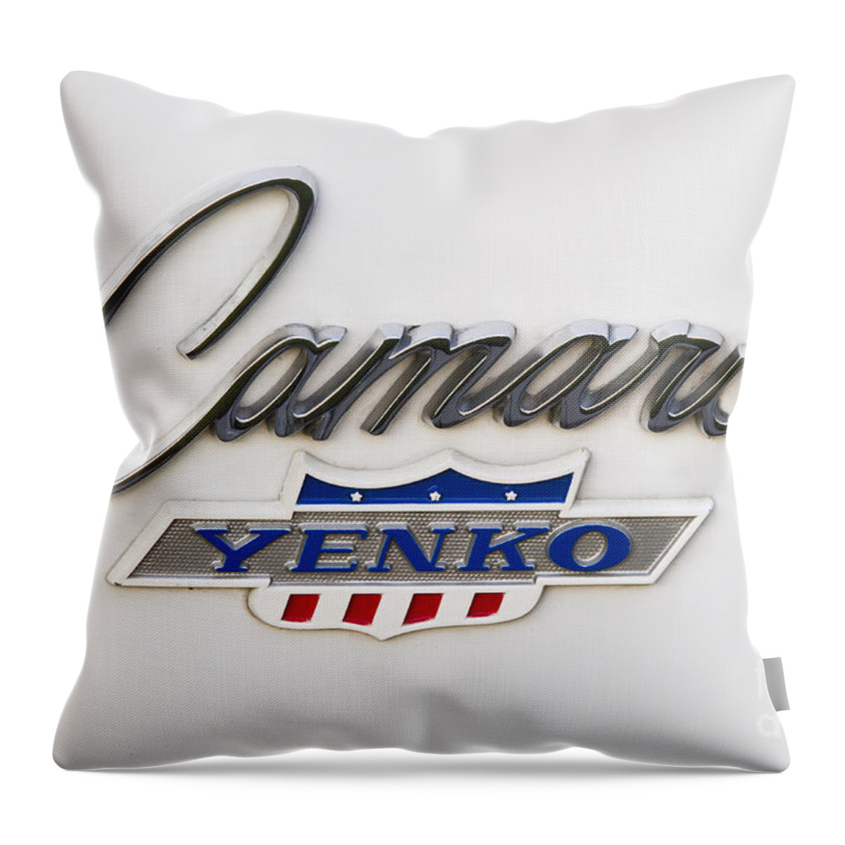Chevrolet Throw Pillow featuring the photograph Yenko Camaro #1 by Dennis Hedberg