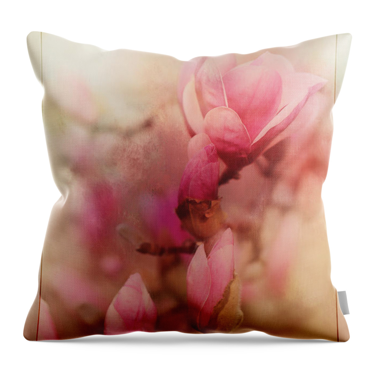 Greeting Card Throw Pillow featuring the photograph You Are So Beautiful #2 by Theresa Campbell
