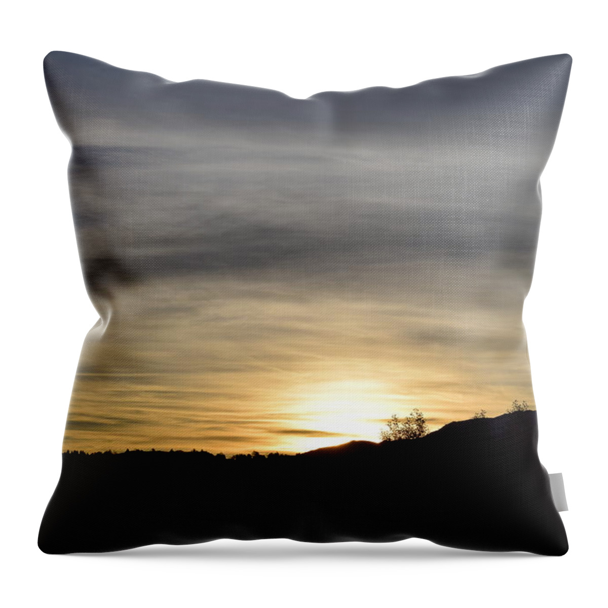 Sky Throw Pillow featuring the photograph Sunrise Back Country CO by Margarethe Binkley