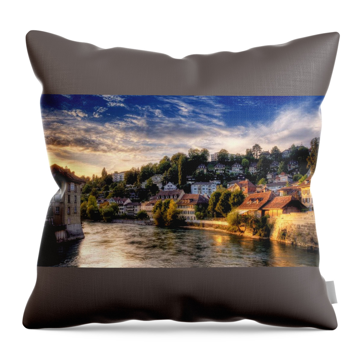 Hdr Throw Pillow featuring the photograph HDR #10 by Mariel Mcmeeking
