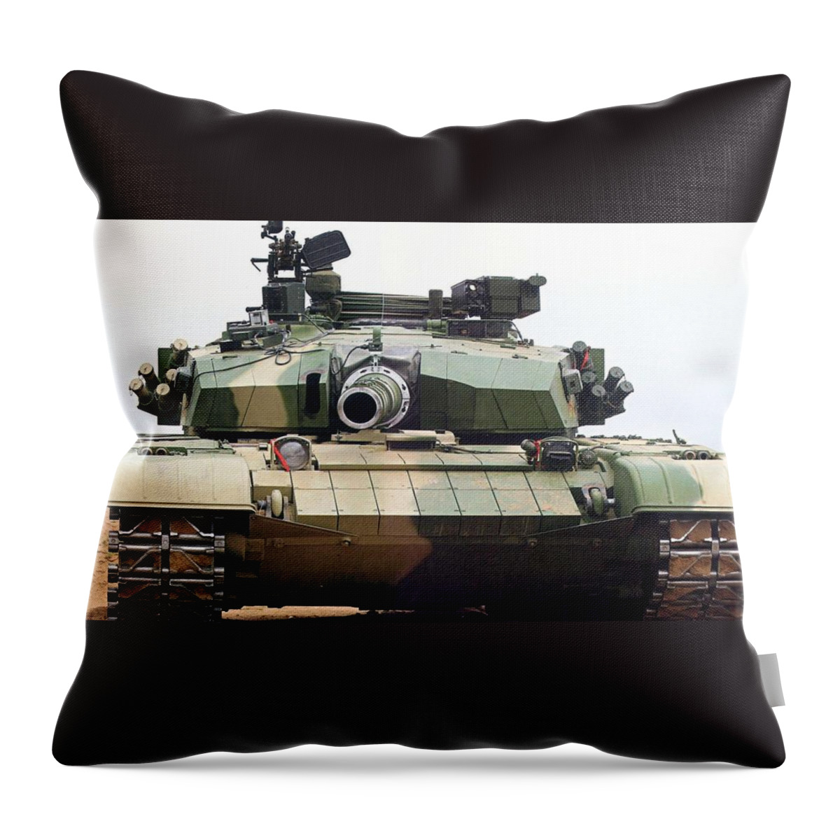 Tank Throw Pillow featuring the photograph Tank #11 by Mariel Mcmeeking