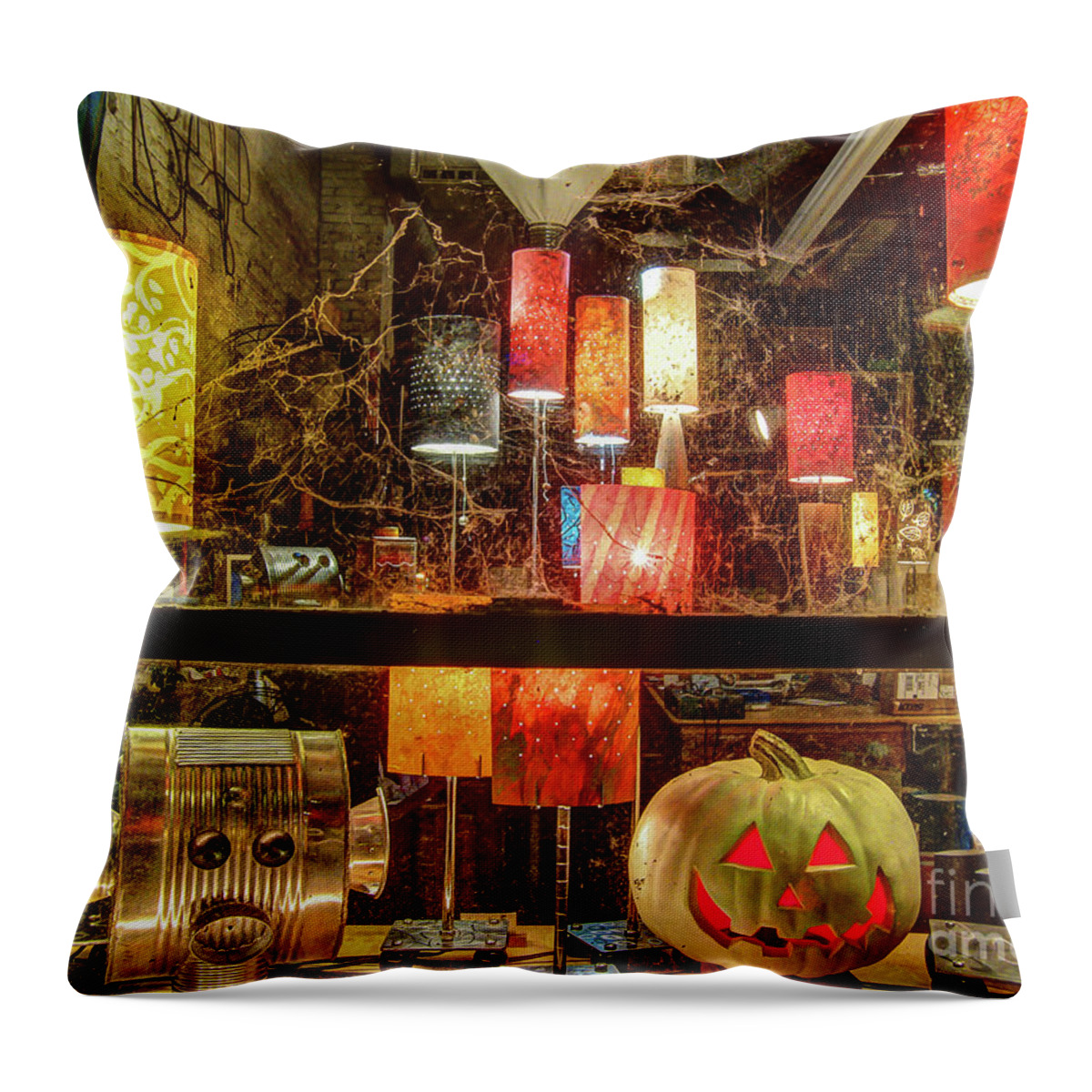 Columbia Throw Pillow featuring the photograph 1221 Lincoln St. by Charles Hite