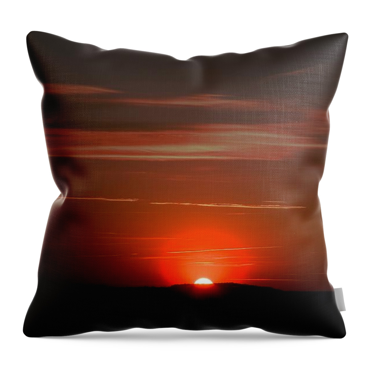 Sunset Throw Pillow featuring the photograph Sunset #124 by Jackie Russo