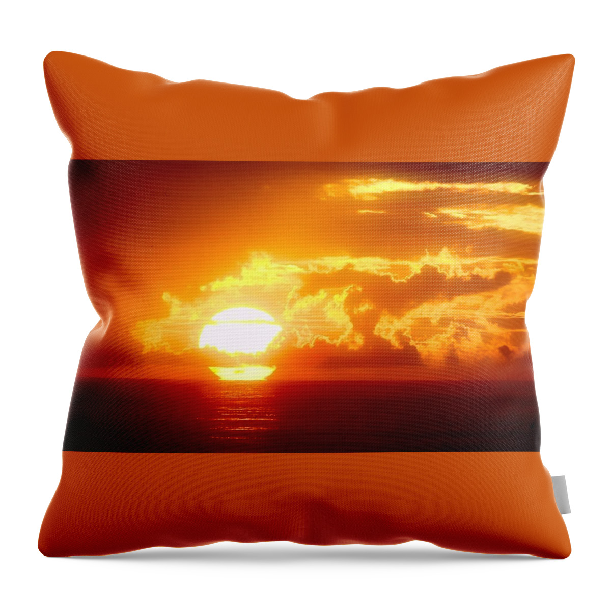 Sunset Throw Pillow featuring the photograph Sunset #127 by Jackie Russo