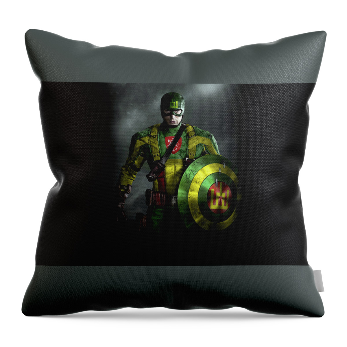Sci Fi Throw Pillow featuring the digital art Sci Fi #13 by Super Lovely
