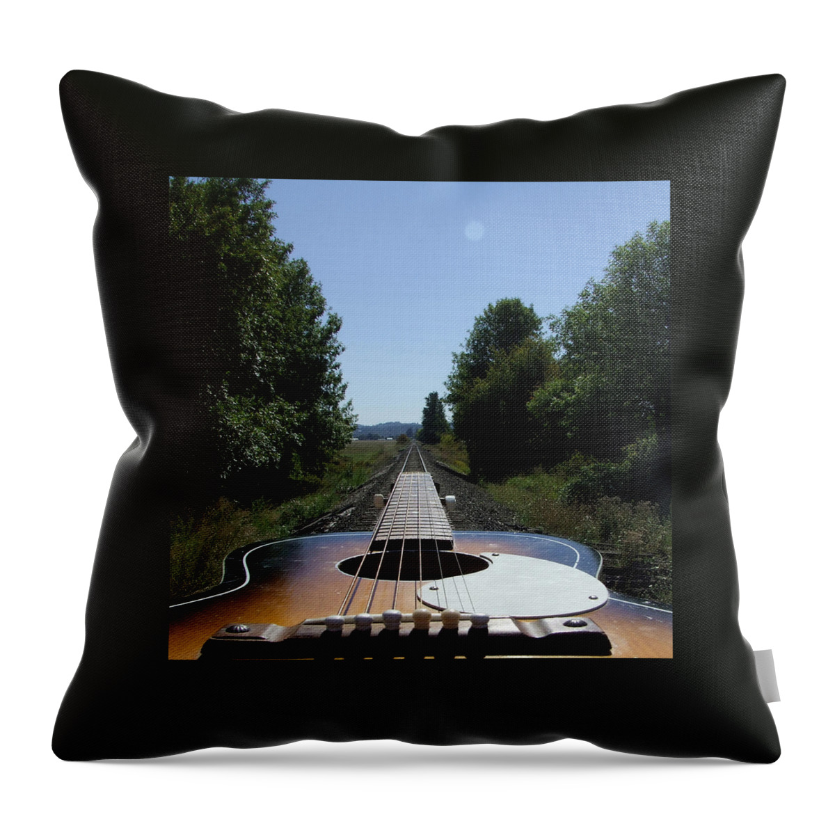 Lp Cover Art Throw Pillow featuring the photograph Your Band Name Here LP Cover Art #13 by Everett Bowers