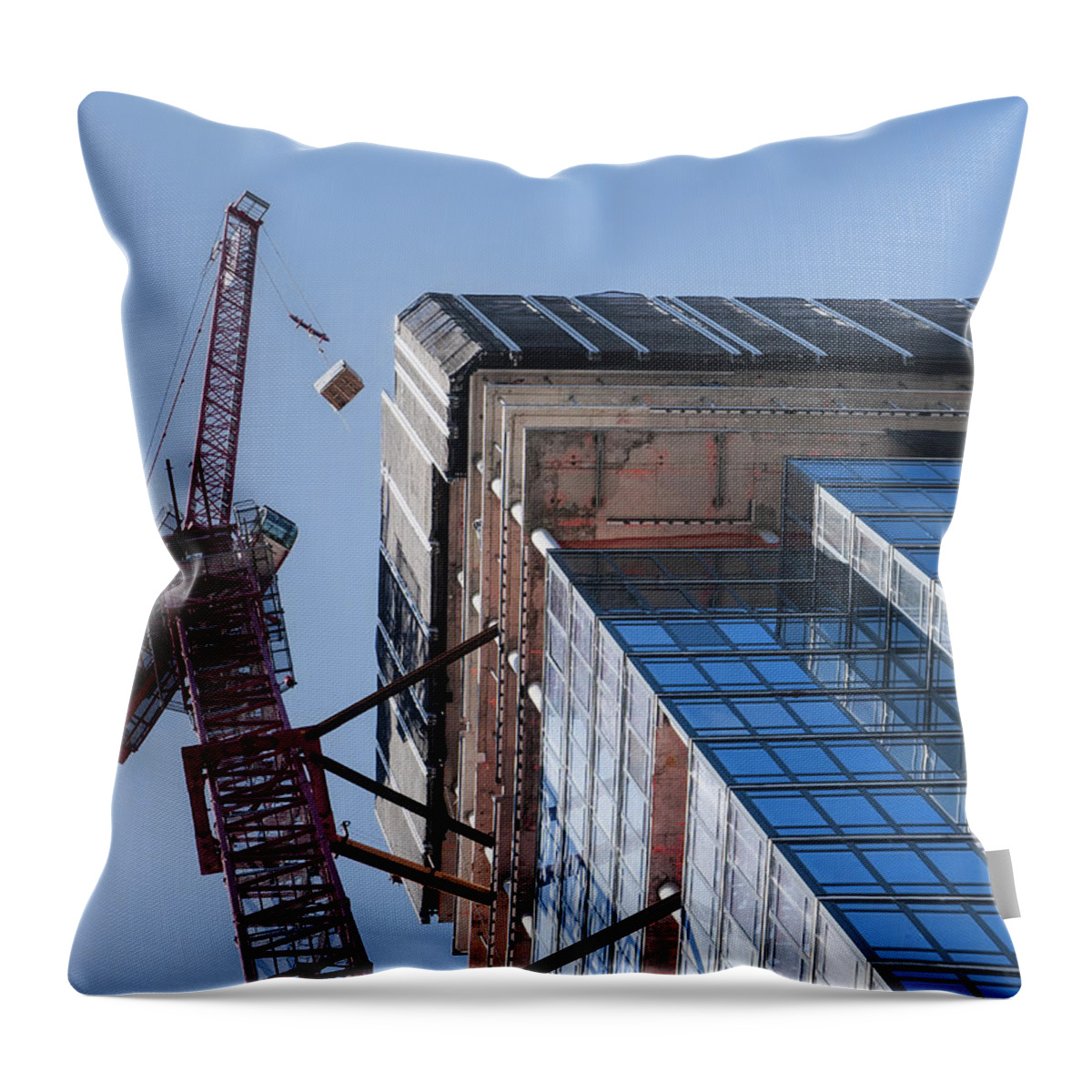  Throw Pillow featuring the photograph 1355 1st Ave 7 by Steve Sahm