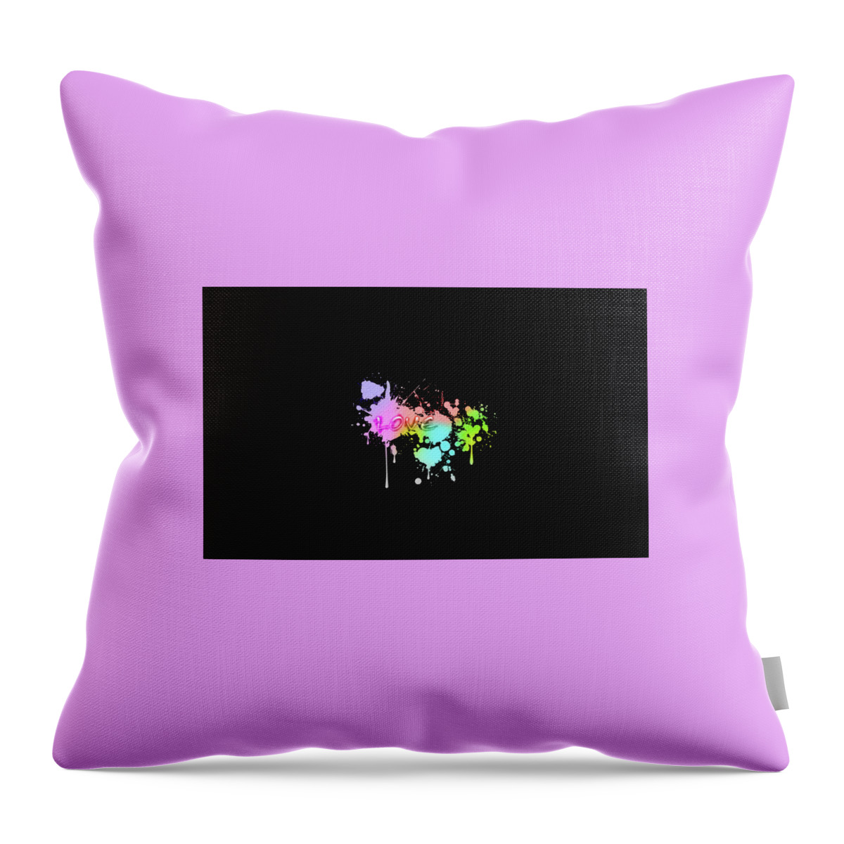 Love Throw Pillow featuring the digital art Love #14 by Maye Loeser