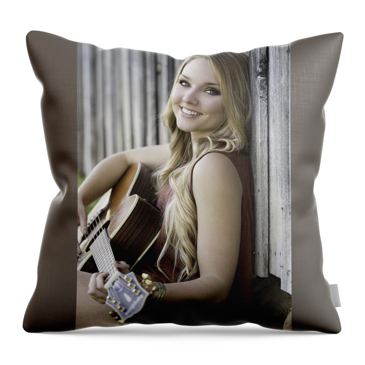 Women Throw Pillow featuring the photograph Women #14 by Jackie Russo