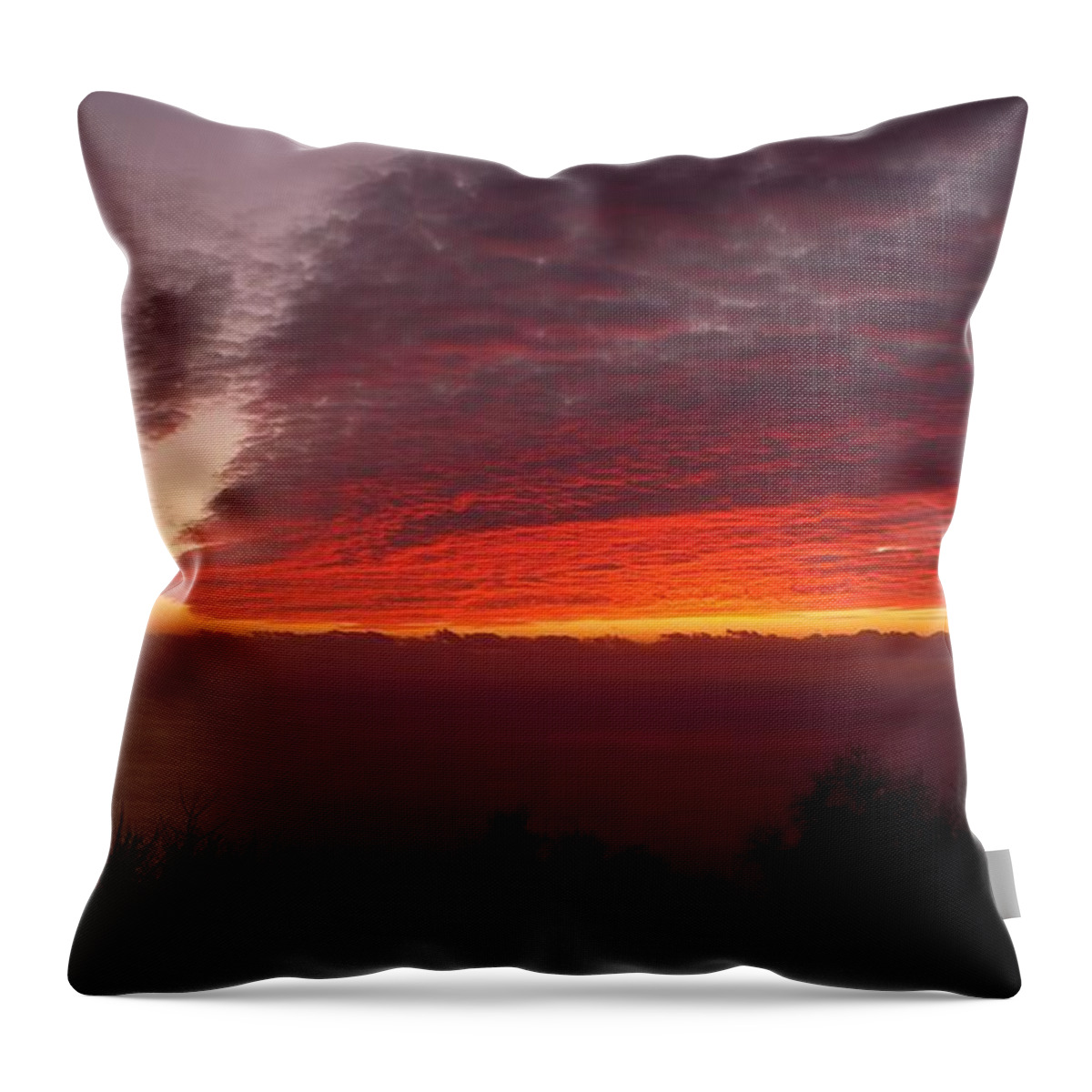 Sunset Throw Pillow featuring the photograph Sunset #155 by Mariel Mcmeeking
