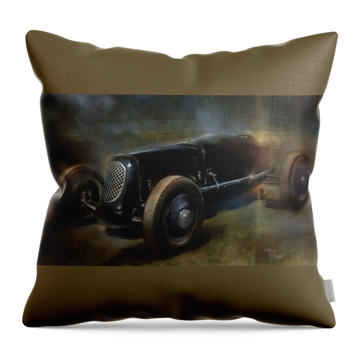 Car Throw Pillow featuring the digital art Car #16 by Super Lovely