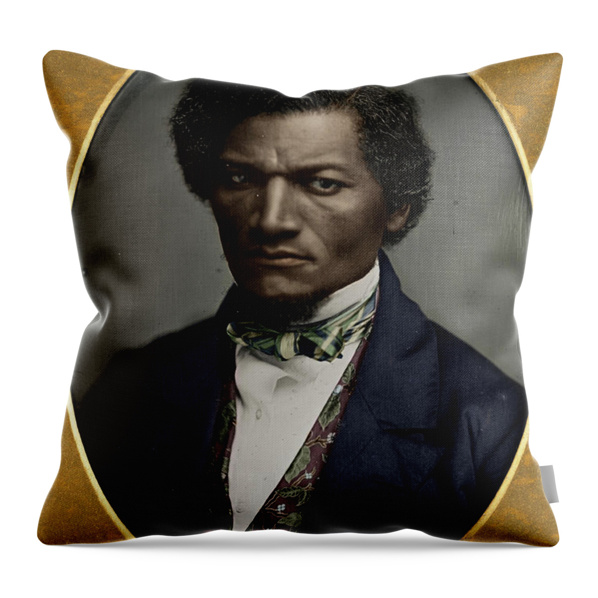 19th Century Throw Pillow featuring the photograph Frederick Douglass #21 by Granger