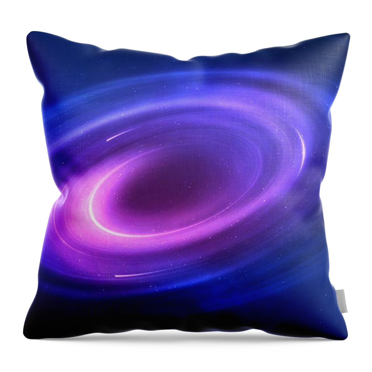 Space Throw Pillow featuring the digital art Space #19 by Super Lovely