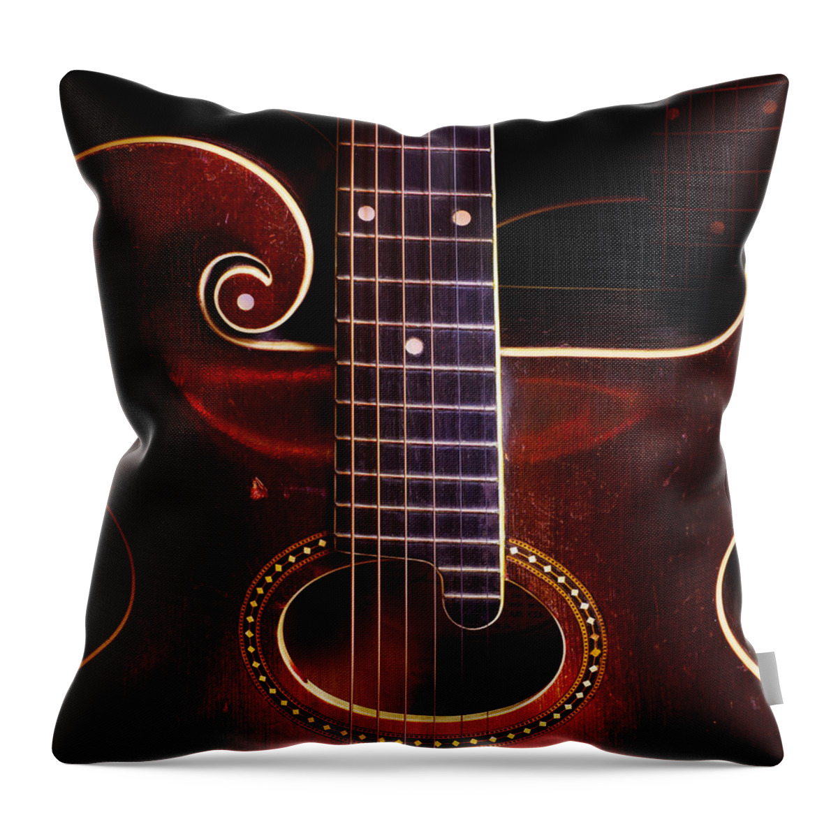 Gibson Throw Pillow featuring the photograph 1923 Gibson by Jim Mathis