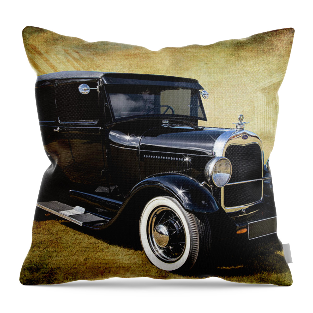 Car Throw Pillow featuring the photograph 1929 Ford by Keith Hawley