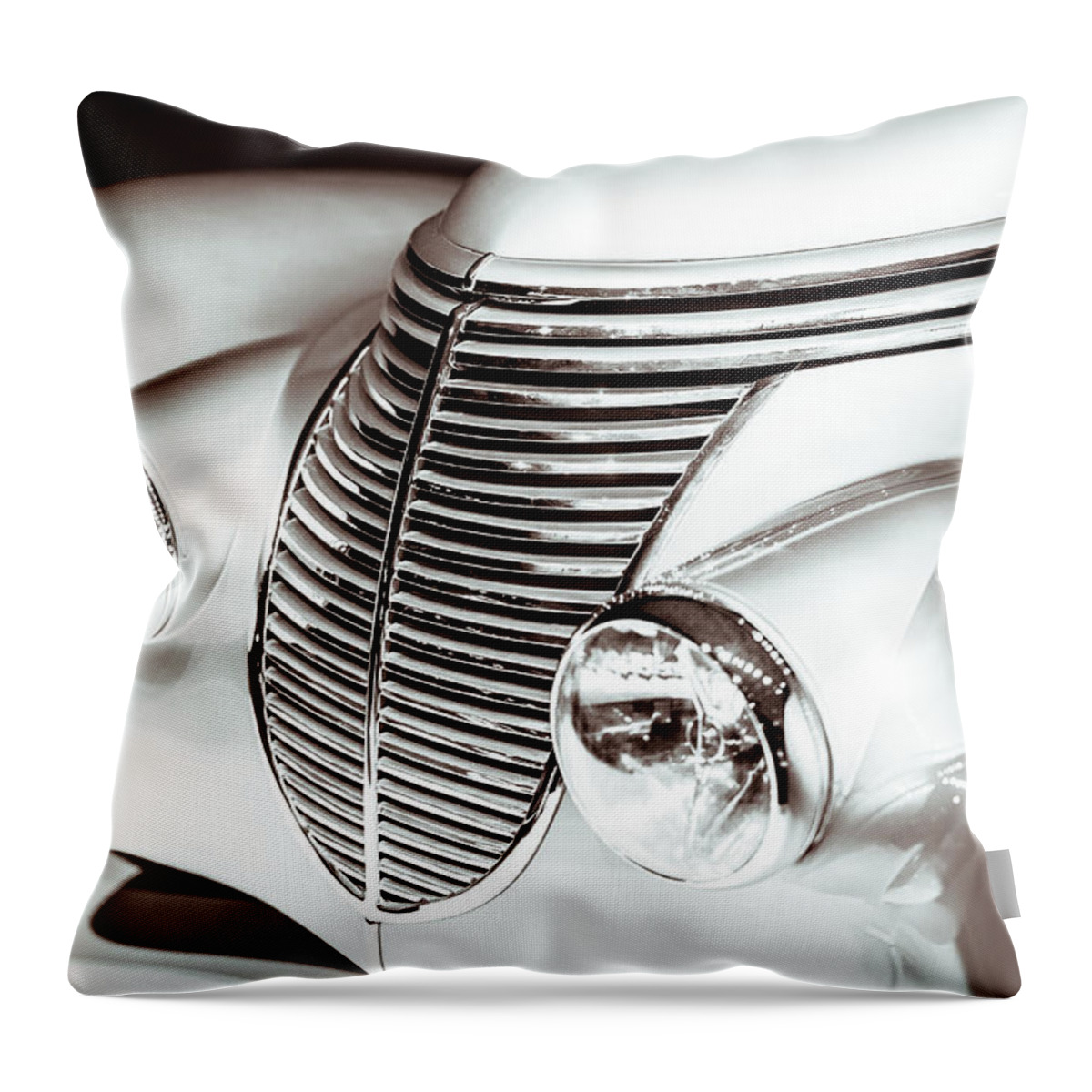 2016 Throw Pillow featuring the photograph 1938 Hispano-Suiza H6B Xenia Front by Wade Brooks