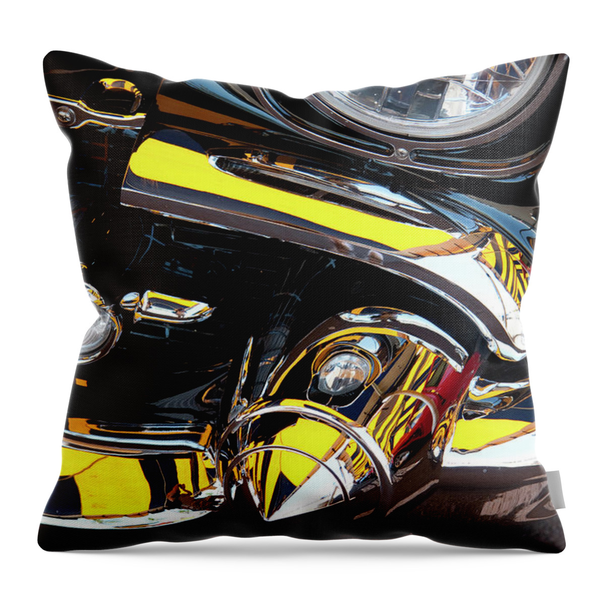 Vehicle Throw Pillow featuring the photograph 1957 Chevy by Roger Mullenhour