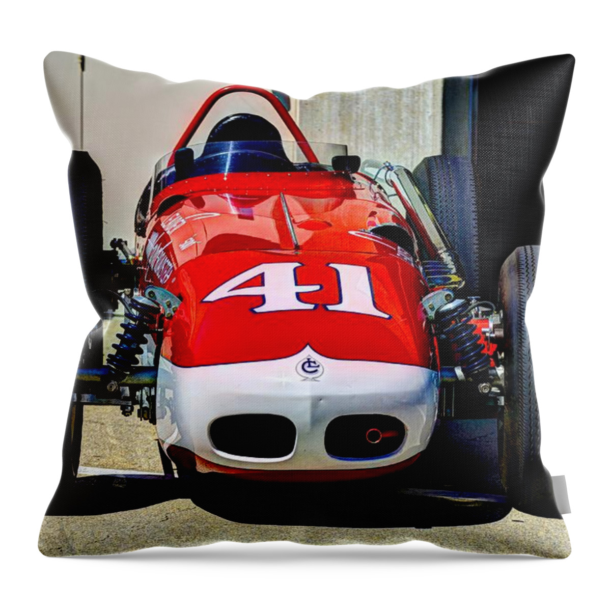 1961 Watson Roadster Throw Pillow featuring the photograph 1961 Watson Roadster by Josh Williams