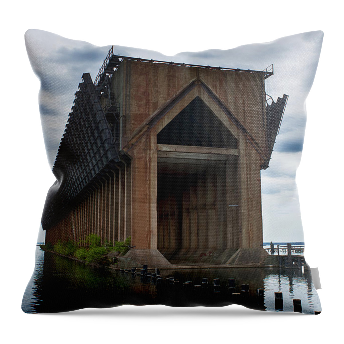  Throw Pillow featuring the photograph 1971 by Dan Hefle