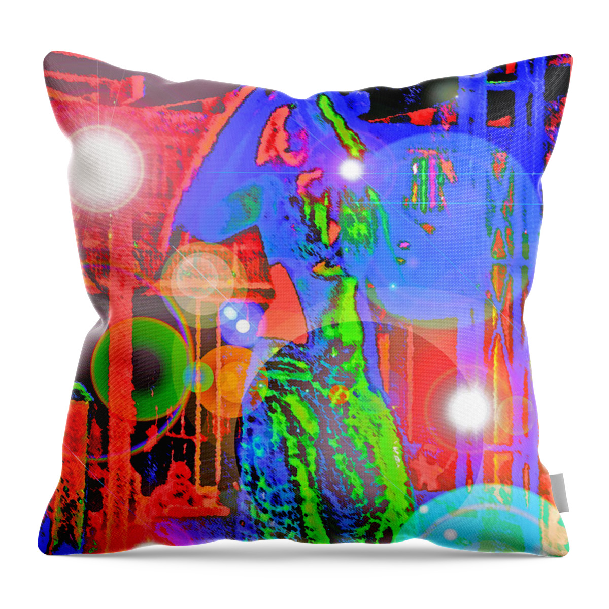 Belly Dance Throw Pillow featuring the photograph Belly Dance #2 by Andy i Za