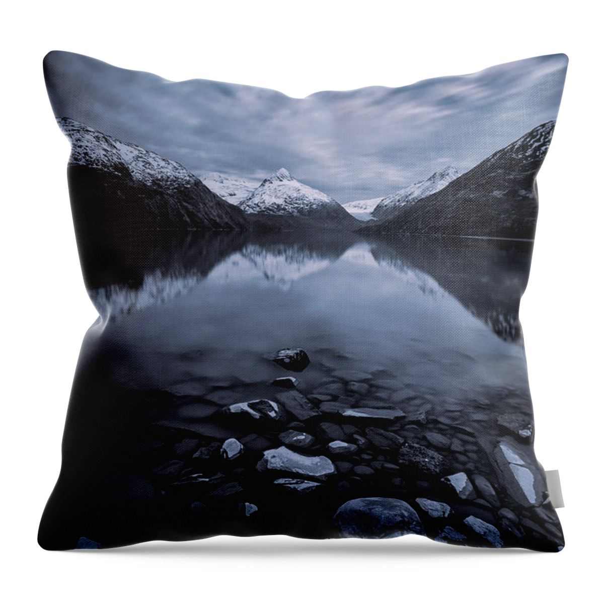 Alaska Throw Pillow featuring the photograph Cold As Ice #2 by Robert Fawcett
