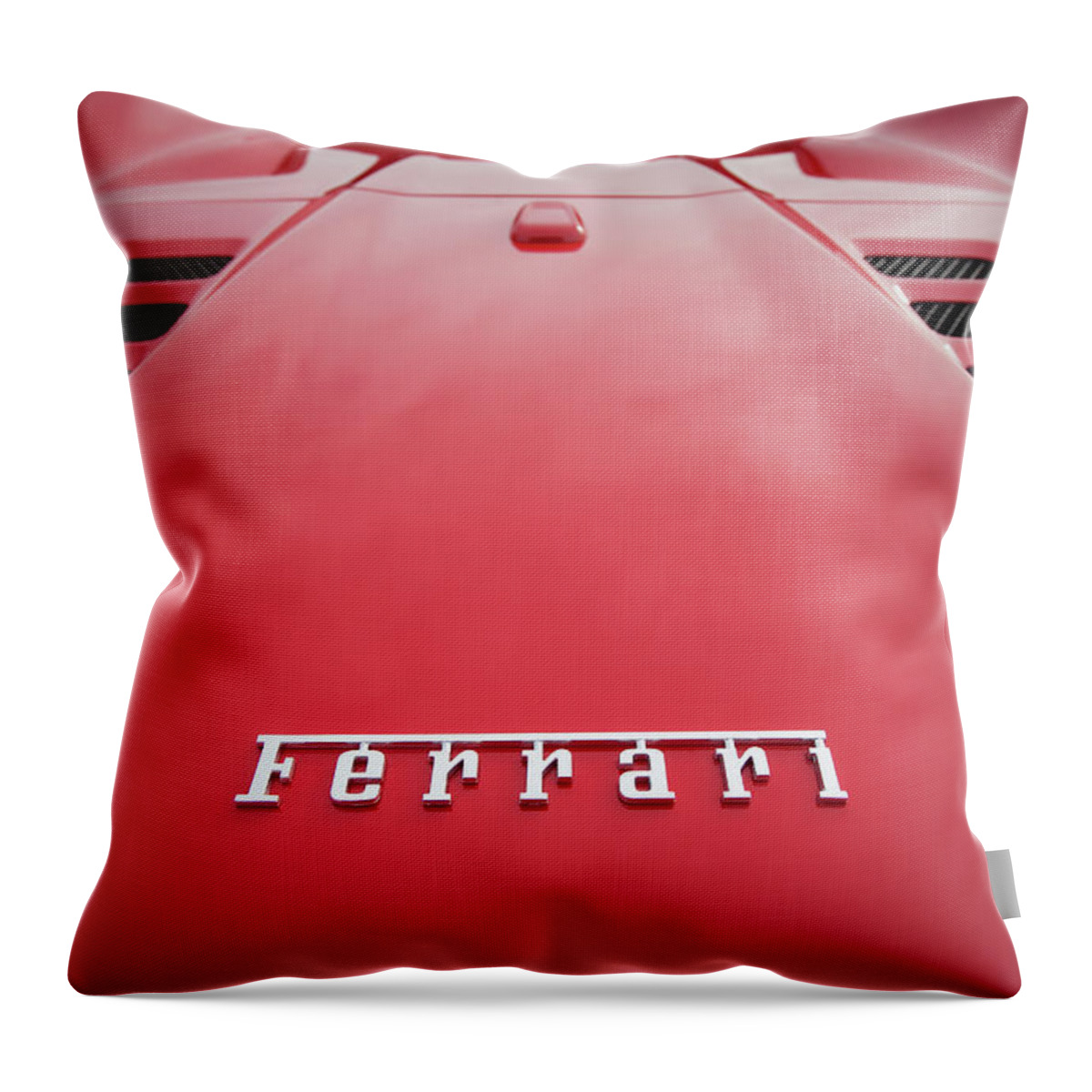 F12 Throw Pillow featuring the photograph #Ferrari #Print #2 by ItzKirb Photography