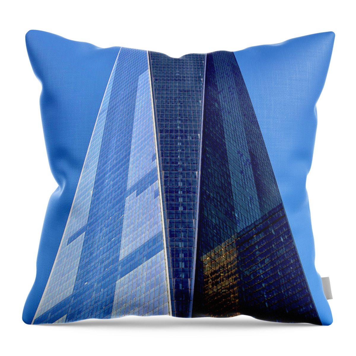 Freedom Tower Throw Pillow featuring the photograph Freedom Tower #2 by Mitch Cat