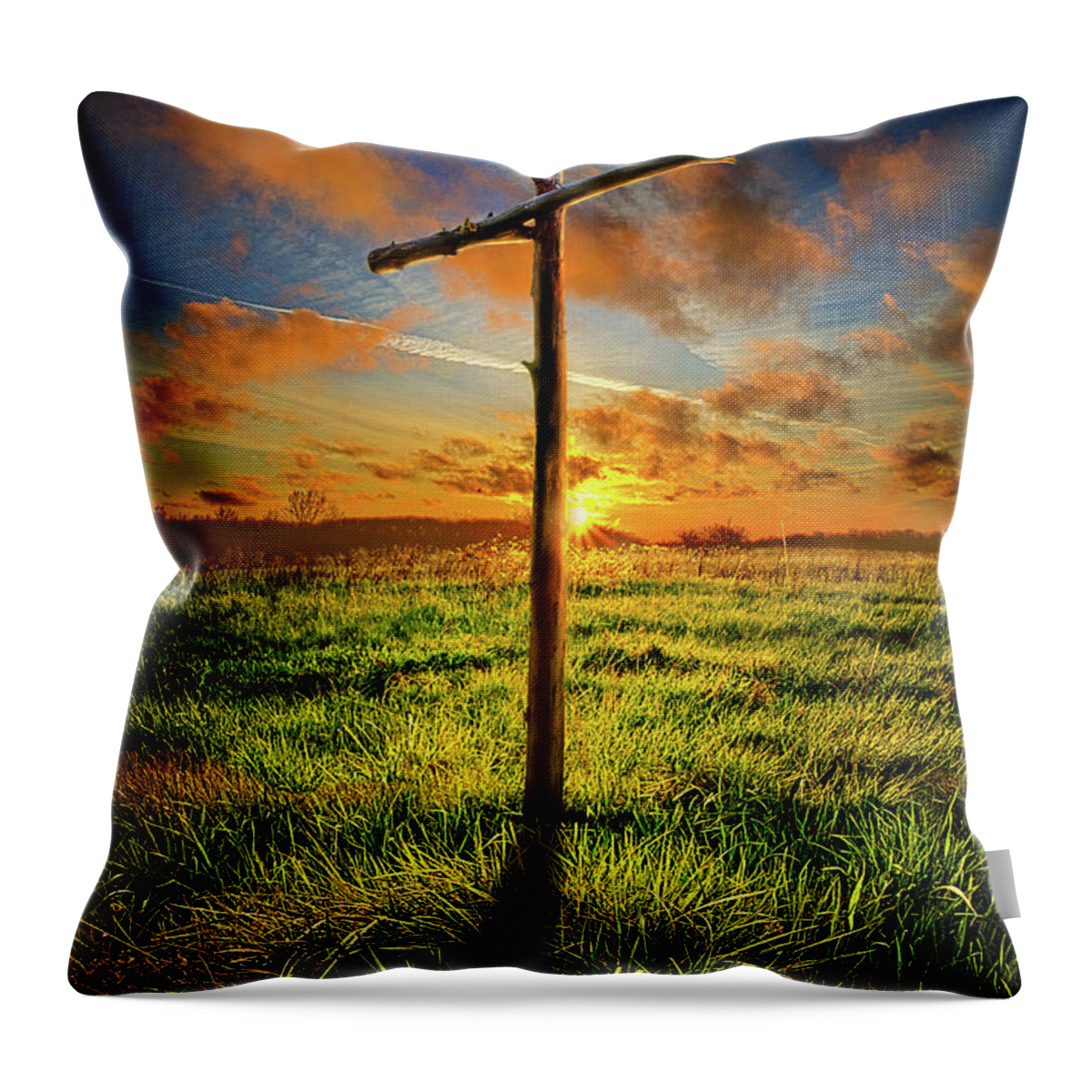 Good Friday Throw Pillow featuring the photograph Good Friday #2 by Phil Koch