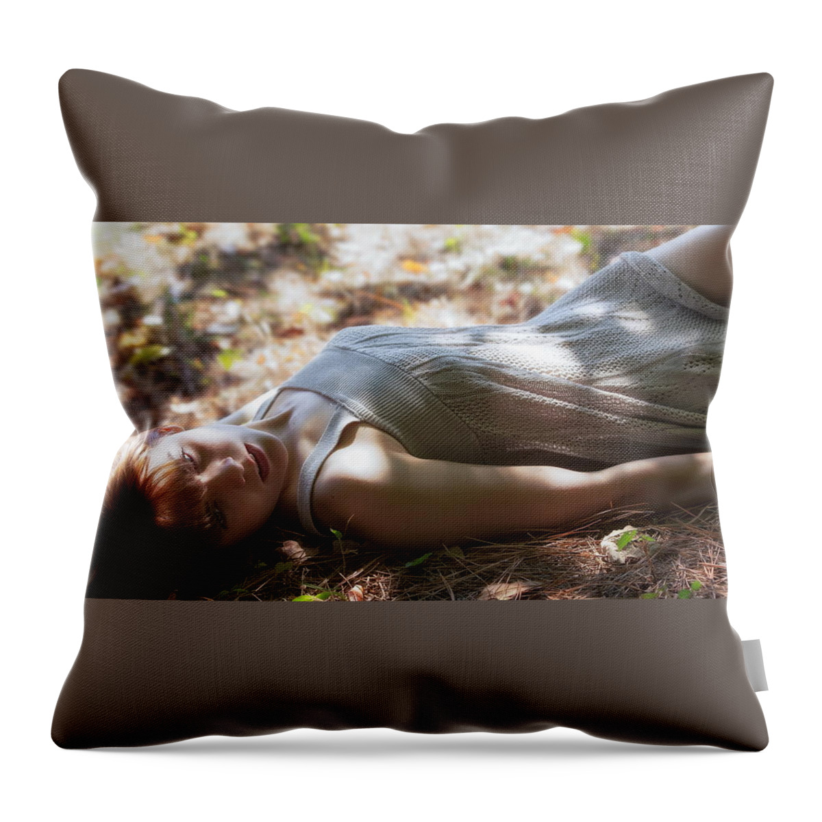 Mood Throw Pillow featuring the digital art Mood #2 by Maye Loeser