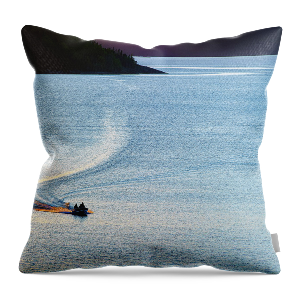 Camping Throw Pillow featuring the photograph Homeward Bound-cooler by Doug Gibbons
