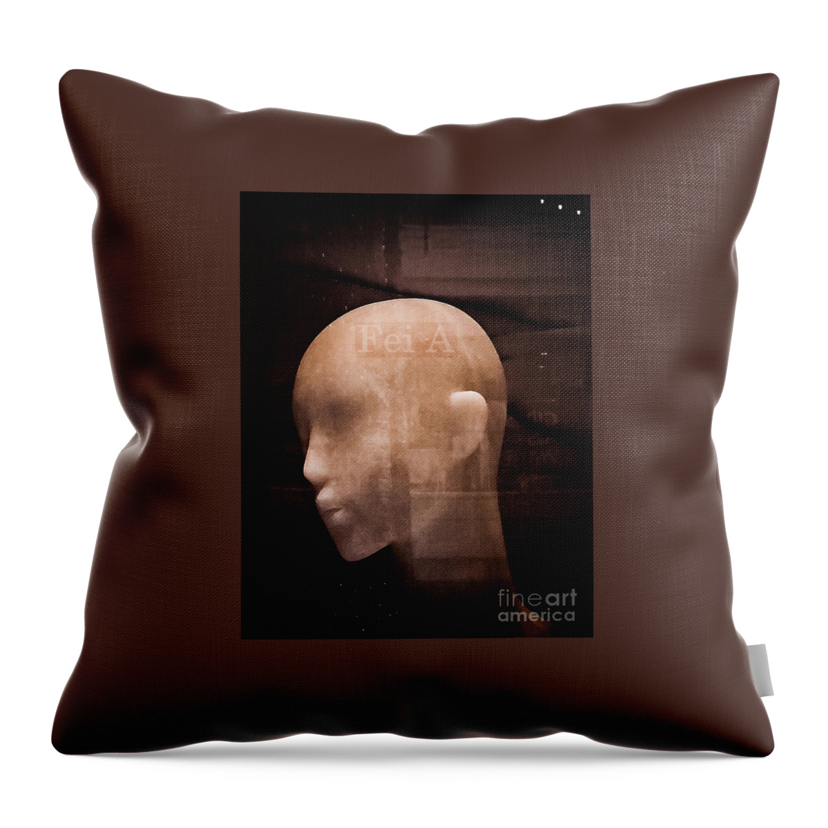 Digital Throw Pillow featuring the digital art Once Upon A Time #2 by Fei A
