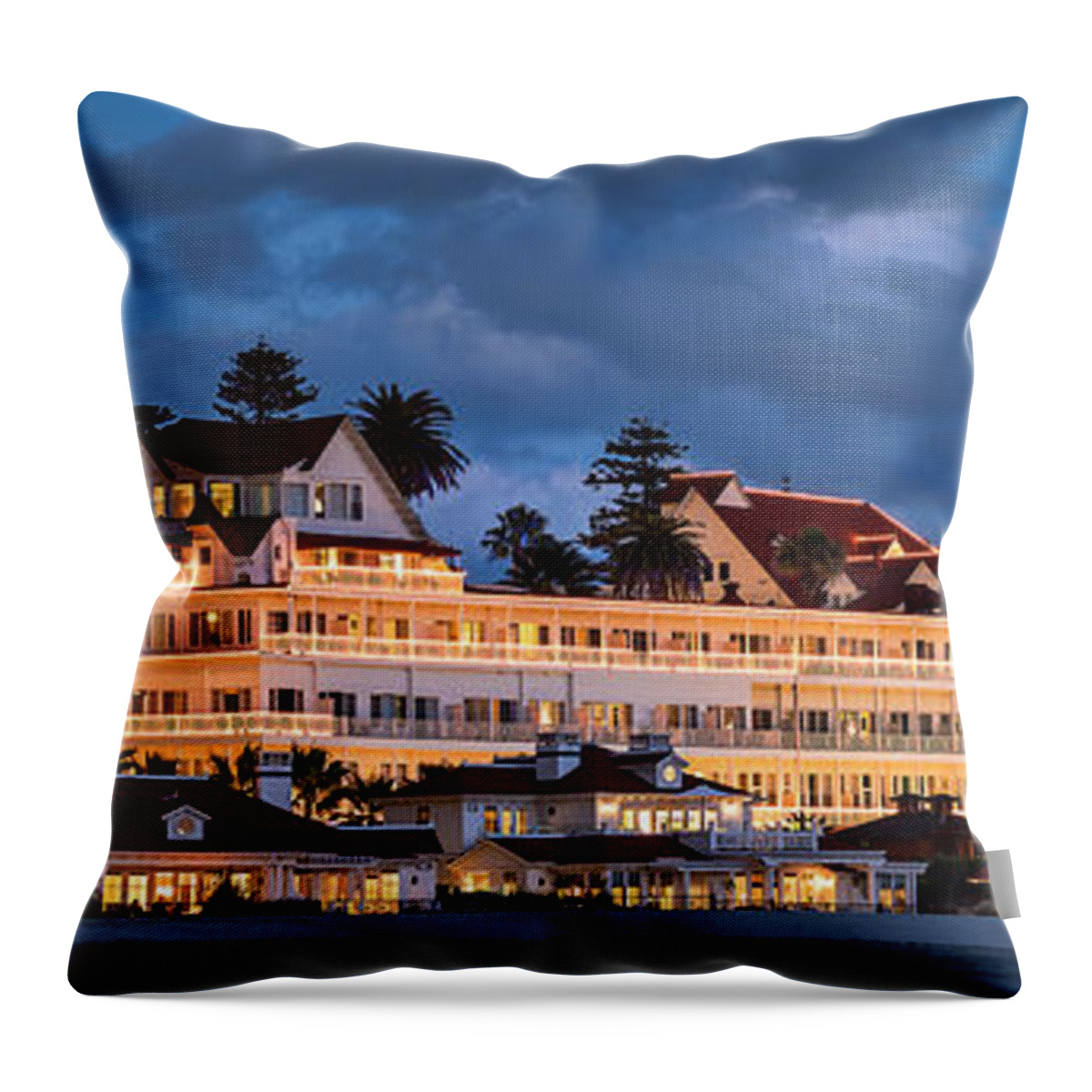  Throw Pillow featuring the photograph Pure and Simple Pano 60x20 by Dan McGeorge