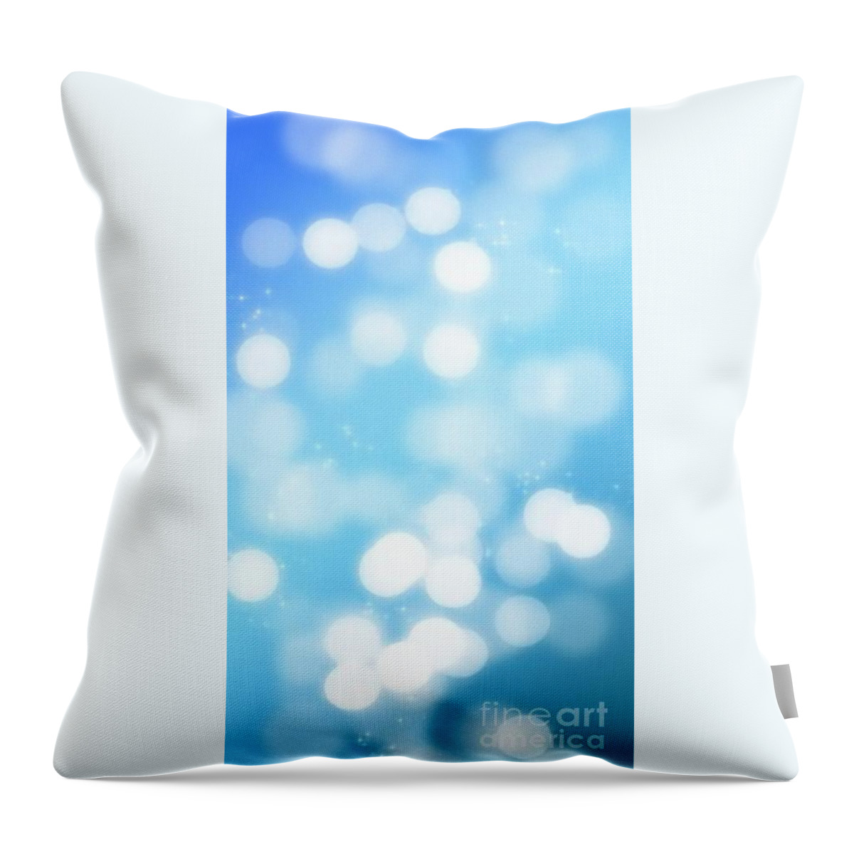 Neve Throw Pillow featuring the painting Snow by Archangelus Gallery