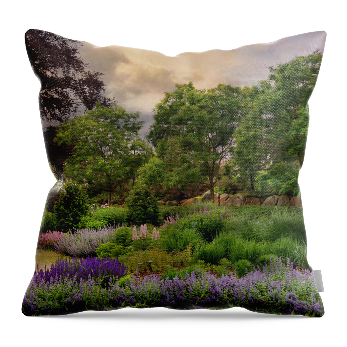 Garden Throw Pillow featuring the photograph Spring Awakening #2 by Robin-Lee Vieira