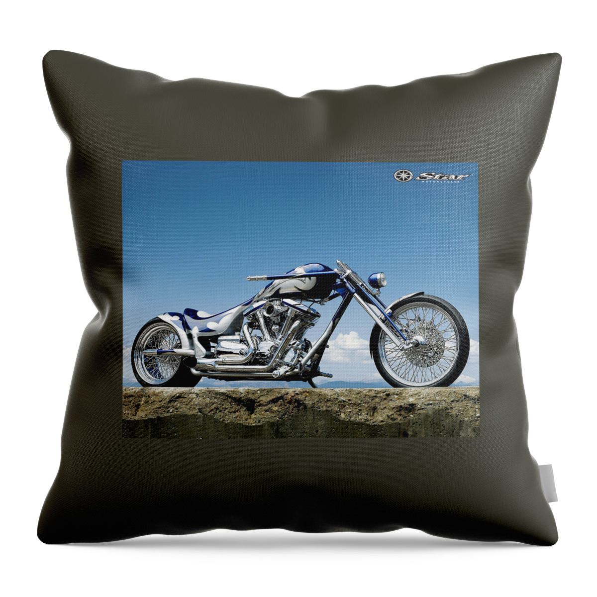 Star Throw Pillow featuring the photograph Star #2 by Jackie Russo