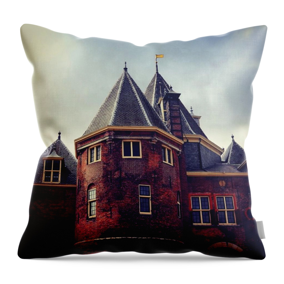 Leica Throw Pillow featuring the photograph The Tower #2 by Aleck Cartwright