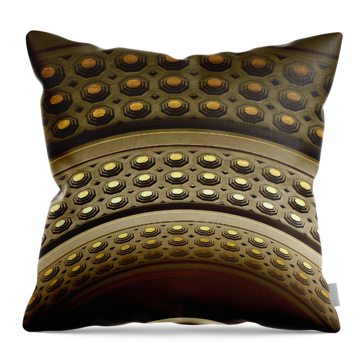 Washington Throw Pillow featuring the photograph Union Station DC #2 by KG Thienemann