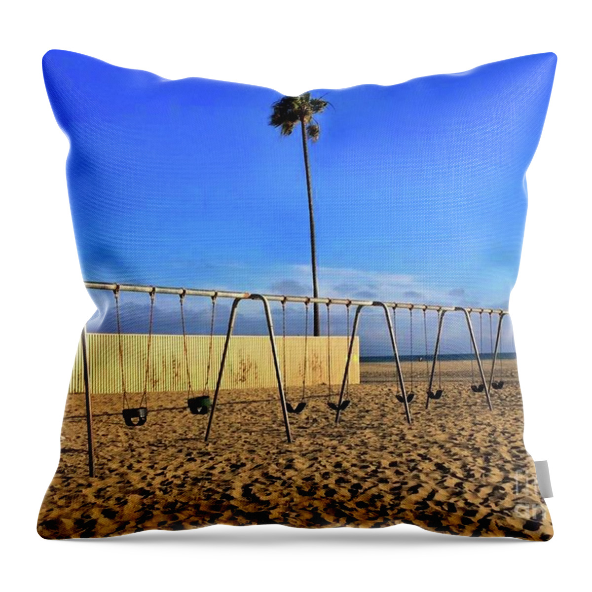 California Throw Pillow featuring the photograph Venice Beach - CA #2 by Doc Braham