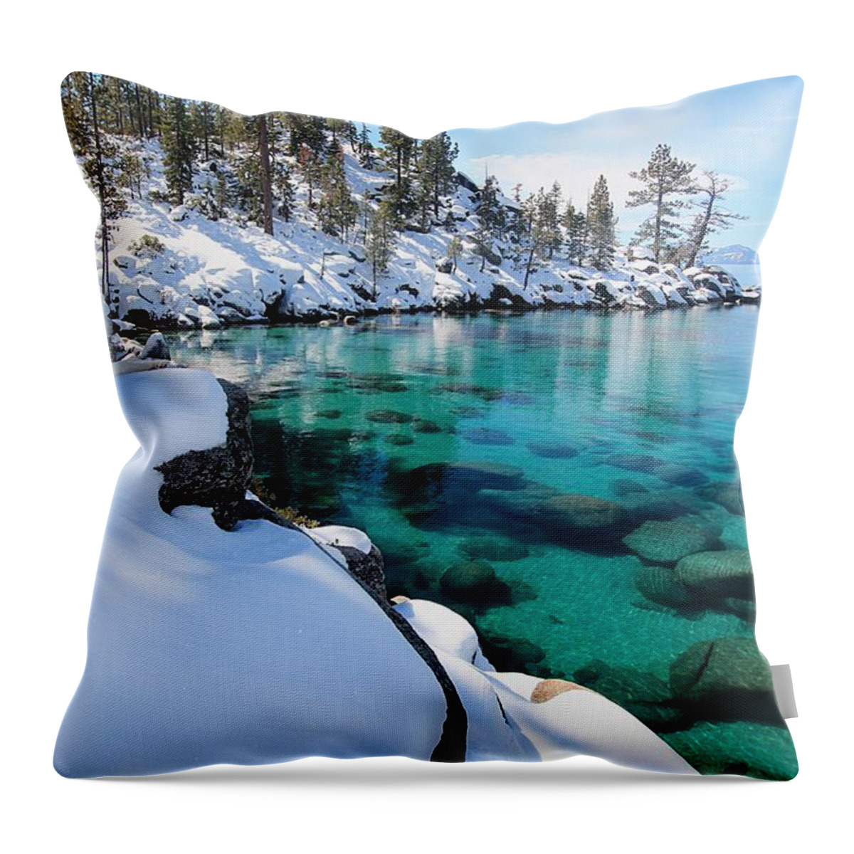 Lake Tahoe Throw Pillow featuring the photograph Water Protector #3 by Sean Sarsfield