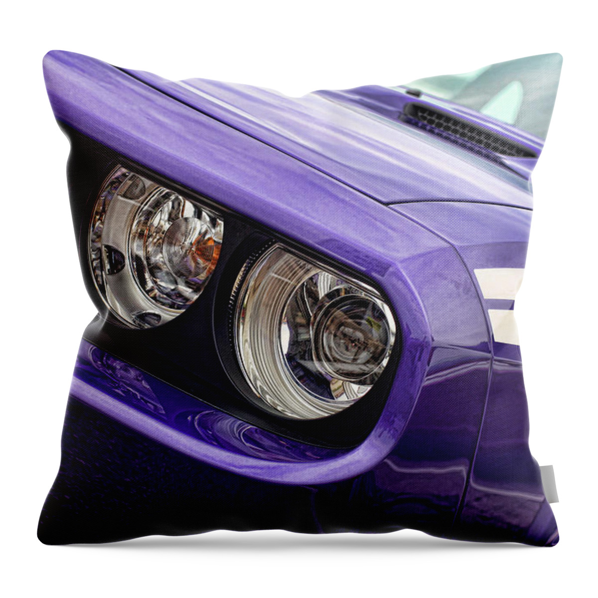 2011 Throw Pillow featuring the photograph 2011 Dodge Challenger RT by Gordon Dean II