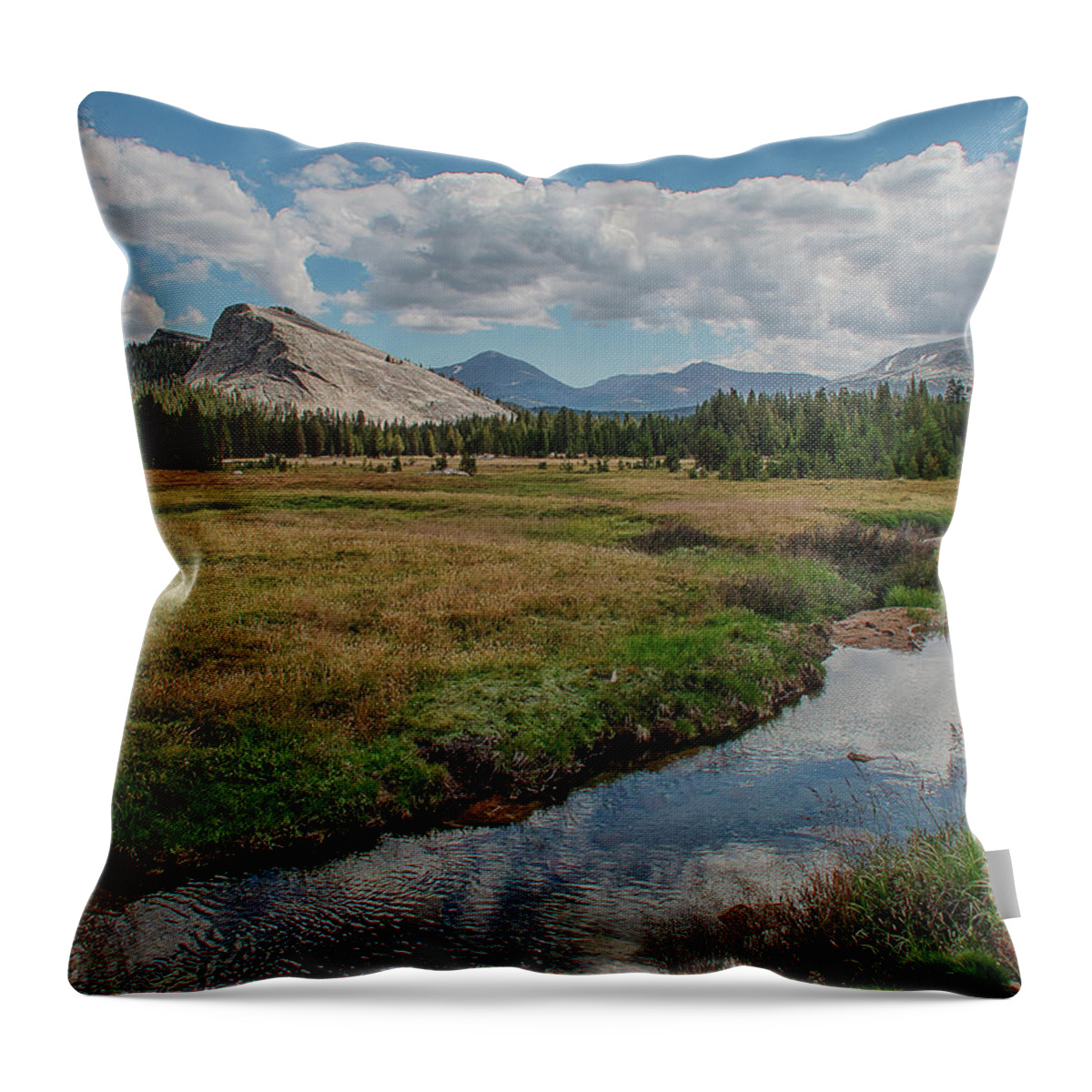 2018 Calendar Throw Pillow featuring the photograph 2018 Yosemite Calendar July by Bill Roberts